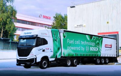 Bosch coloca em funcionamento primeiro camião movido a hidrogénio
