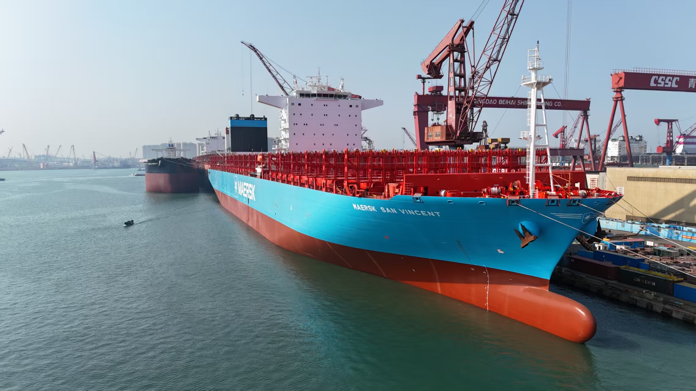 Maersk implementa programa de eficiência que abrange 200 navios
