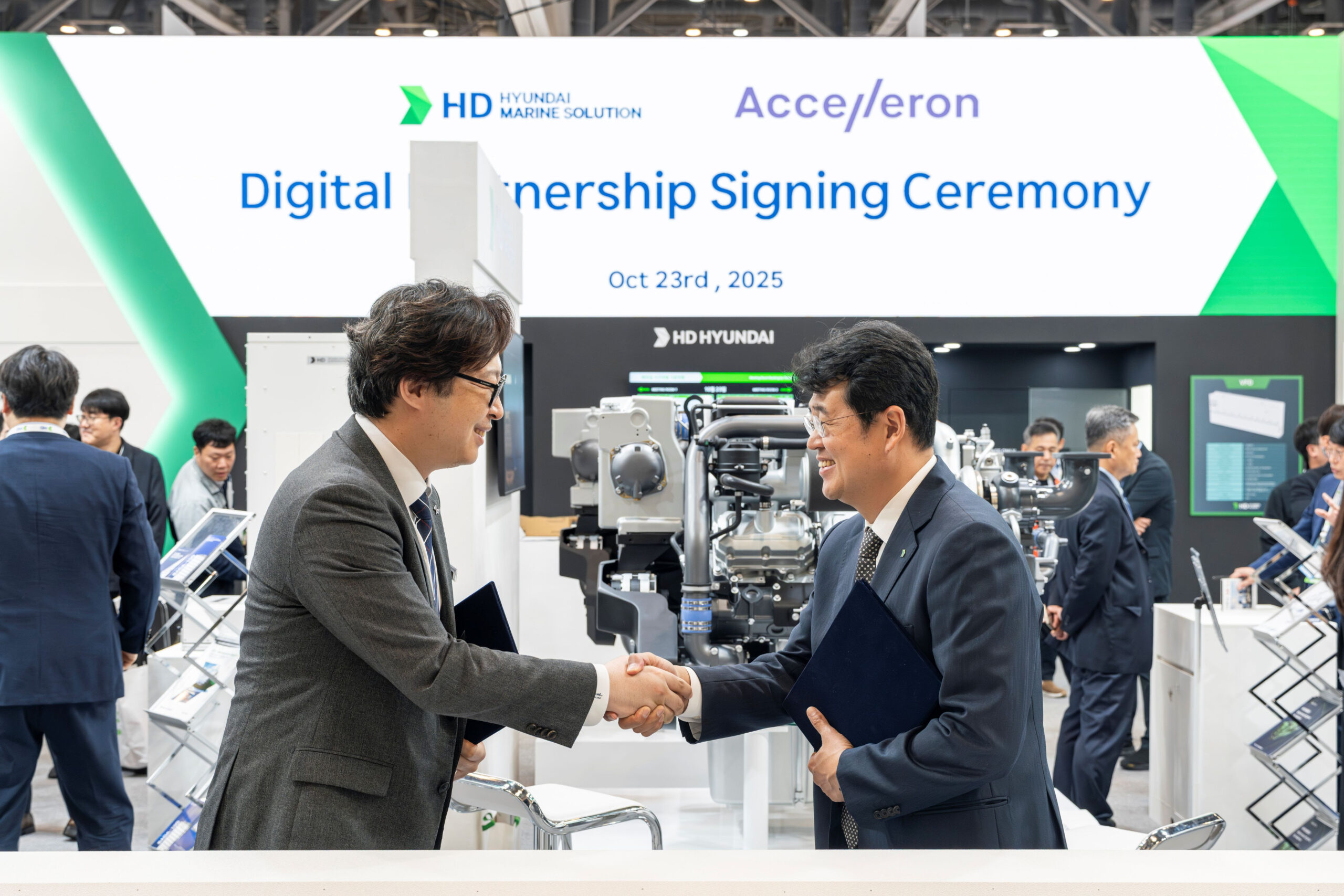 Accelleron e Hyundai Marine Solution juntas para acelerar a digitalização marítima