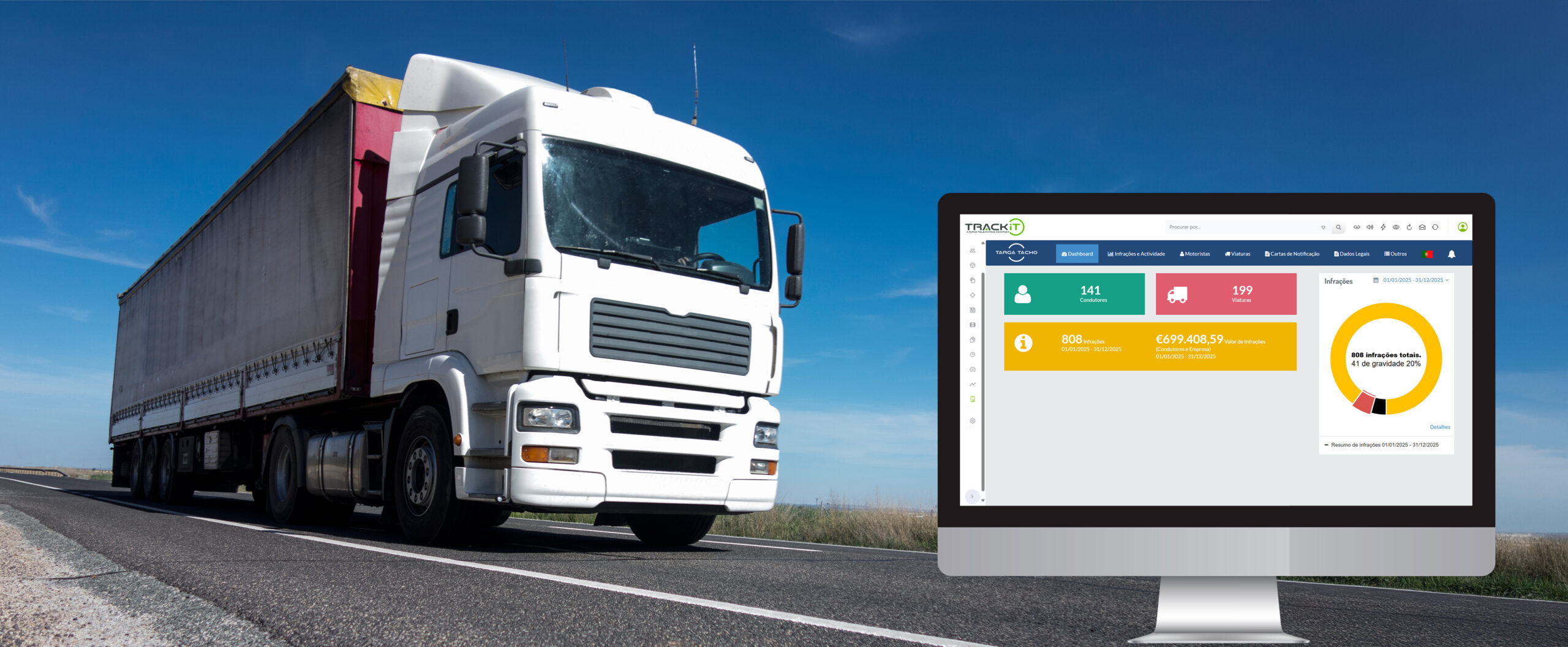 Nova solução da Targa Telematics visa reduzir riscos e otimizar gestão operacional no setor dos transportes