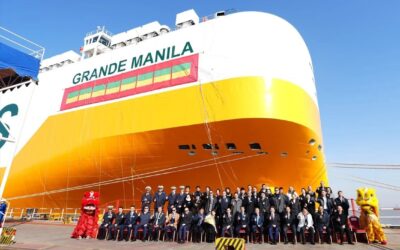 Grimaldi recebe sétimo navio preparado para a amónia