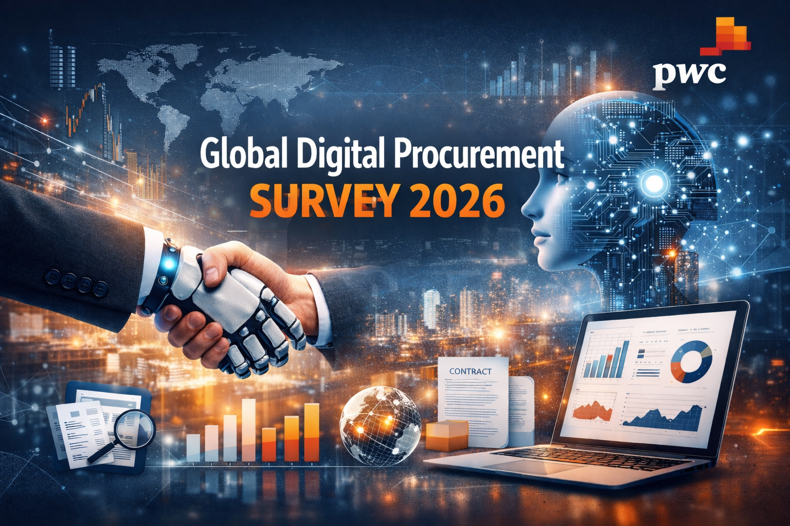 PwC convida profissionais a participar no Global Digital Procurement Survey 2026