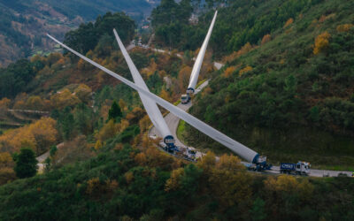 LASO realiza transporte especial para o Parque Eólico do Tâmega