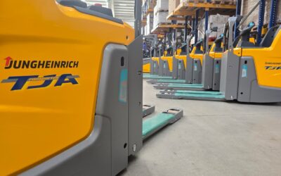 TJA renova frota de movimentação de carga: Jungheinrich torna-se fornecedor único