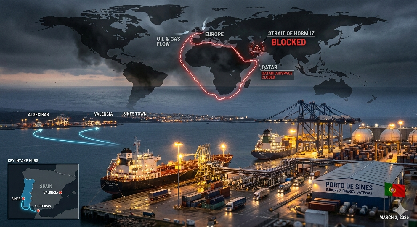 Energia, risco e rotas: o efeito Ormuz nas supply chains europeias