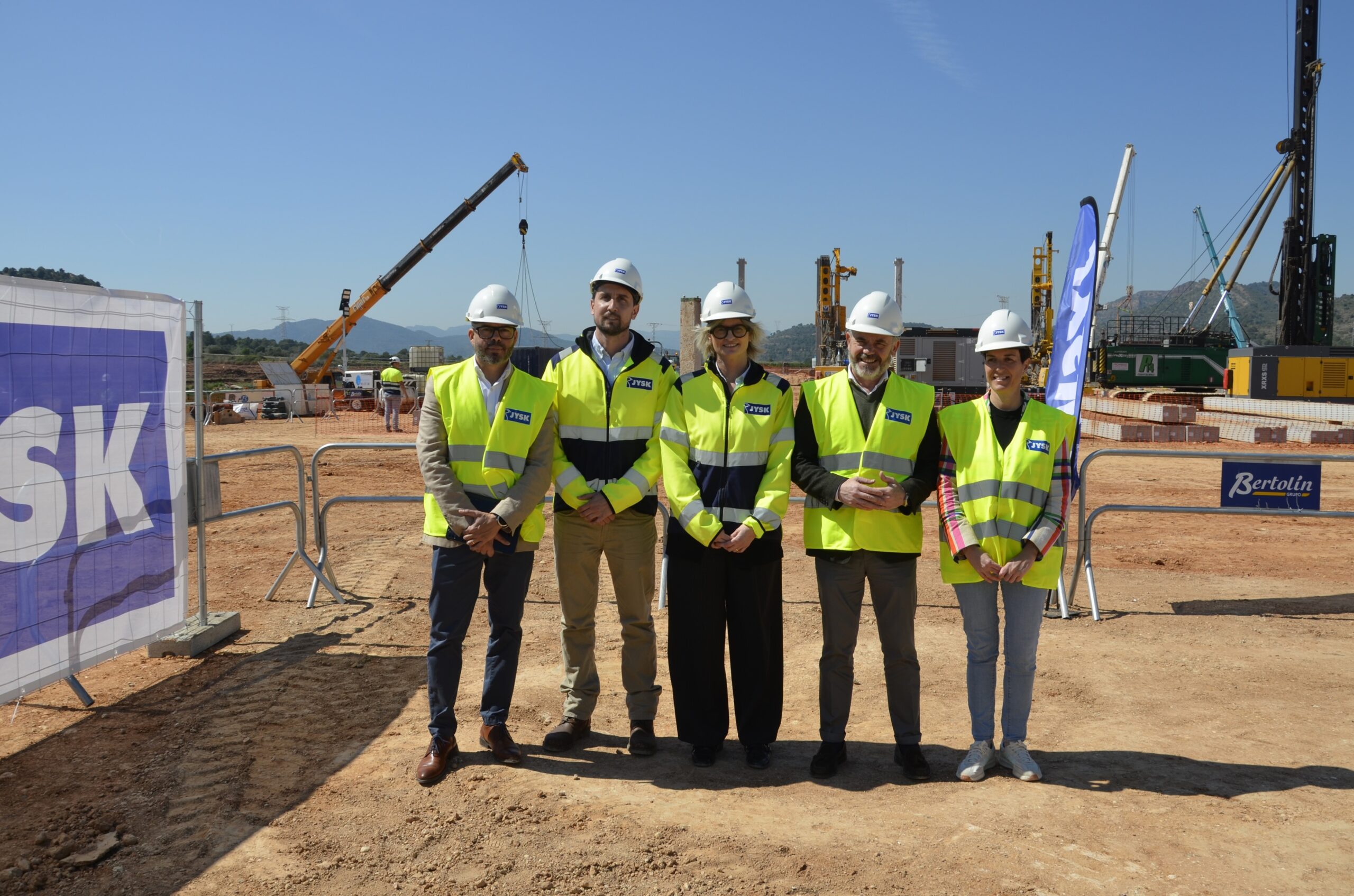 JYSK dá início à construção do seu novo hub logístico ibérico em Almenara