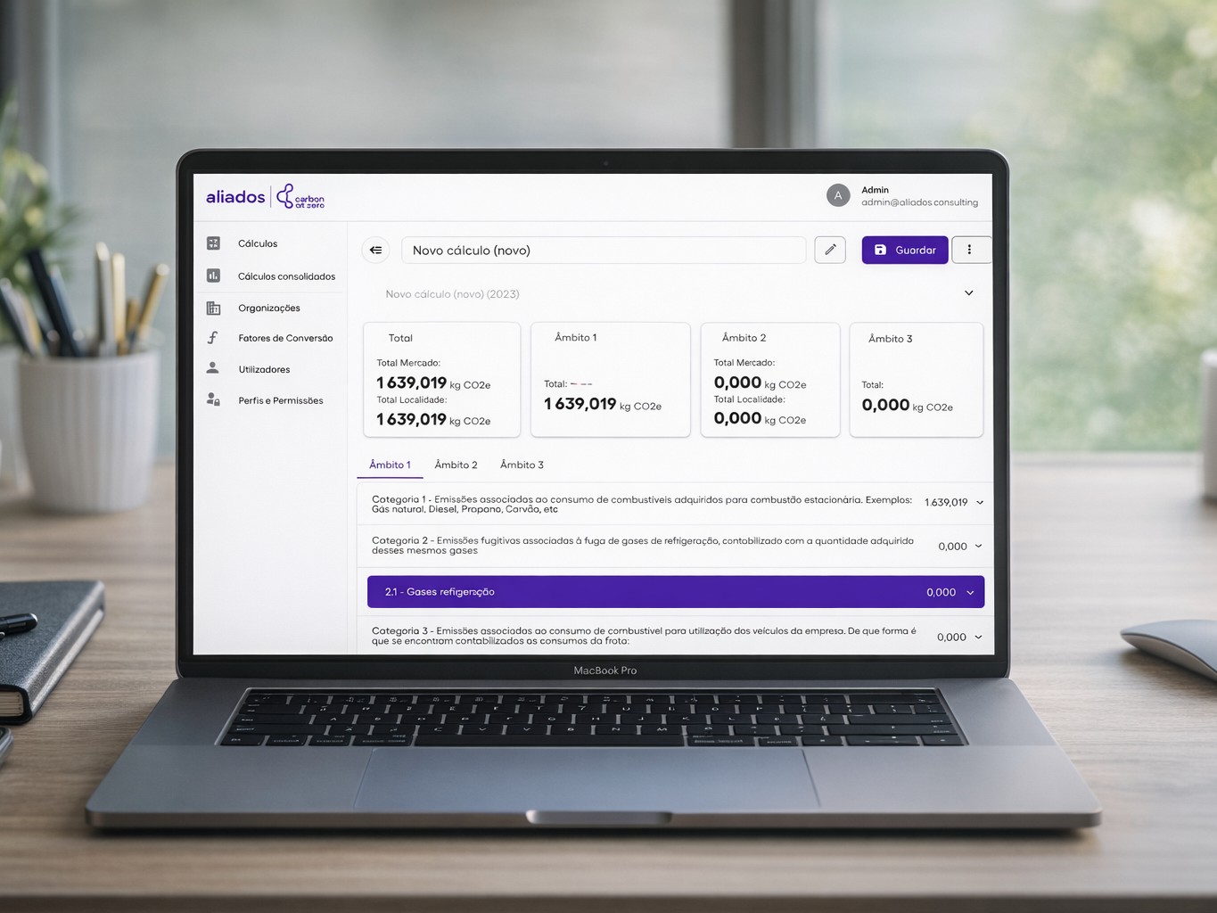 Aliados Consulting desenvolve calculadora de carbono