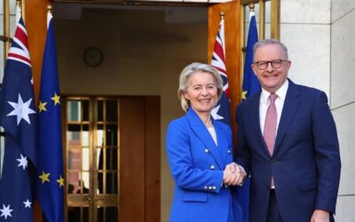 UE e Austrália assinam acordo de livre comércio