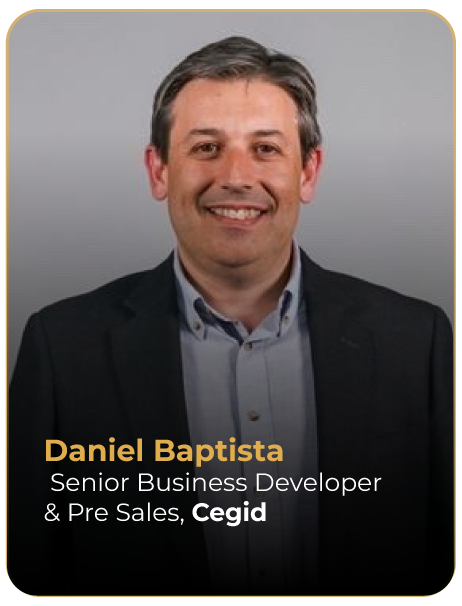 Daniel Baptista, Senior Business Developer & Pre Sales - Cegid, orador na SCM Conference 2026