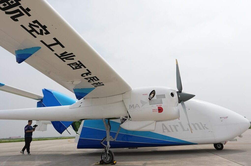 Avião autónomo de carga testado com êxito na China