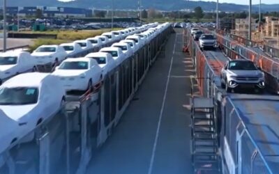 VW e RodoCargo operam 3.º comboio diário entre Autoeuropa e Setúbal