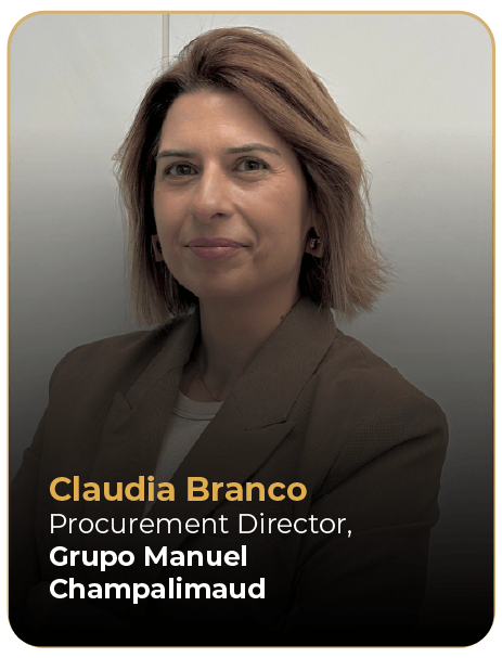 Claudia Branco, Procurement Director - Grupo Manuel Champalimaud, oradora na SCM Conference 2026