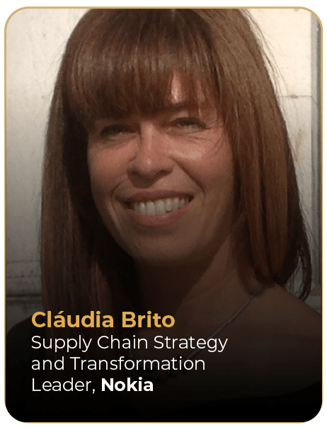 Cláudia Brito, Supply Chain Strategy and Transformation Leader - Nokia, oradora na SCM Conference 2026