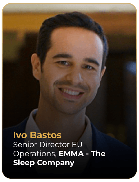 Ivo Bastos, Senior Director EU Operations - EMMA - The Sleep Company, orador na SCM Conference 2026