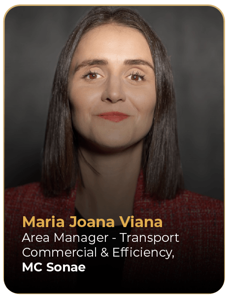 Maria Joana Viana, Area Manager - Transport Commercial & Efficiency, MC Sonae, oradora na SCM Conference 2026