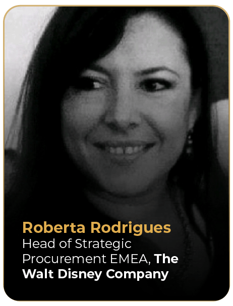 Roberta Rodrigues, Head of Strategic Procurement EMEA - The Walt Disney Company, oradora na SCM Conference 2026