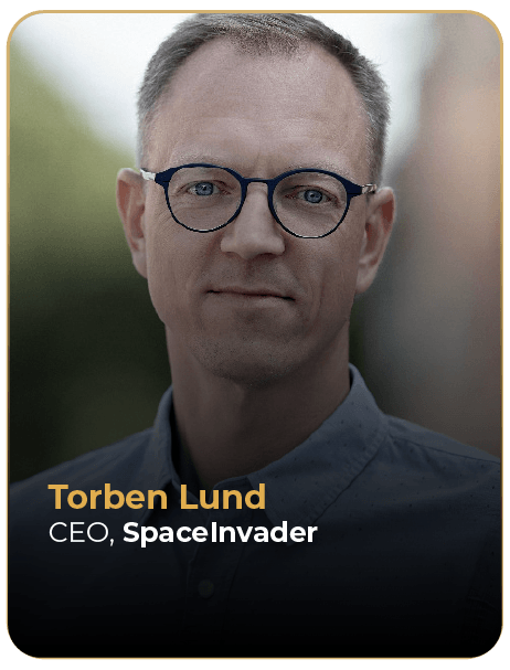 Torben Lund, CEO - SpaceInvader, orador na SCM Conference 2026