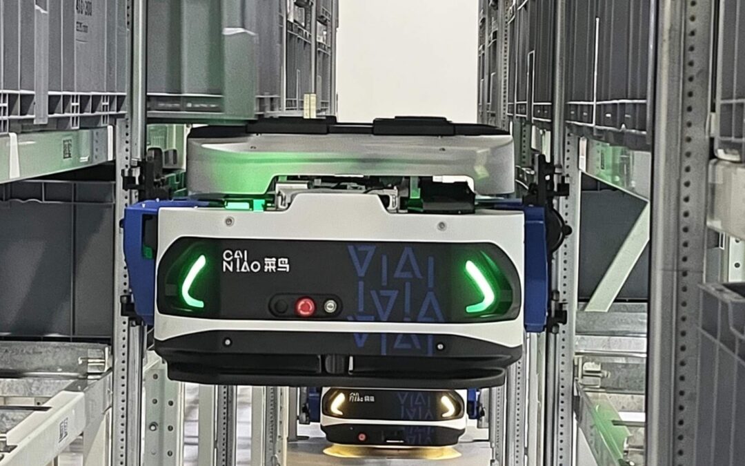 Braço logístico da Alibaba desenvolve robô “trepador”