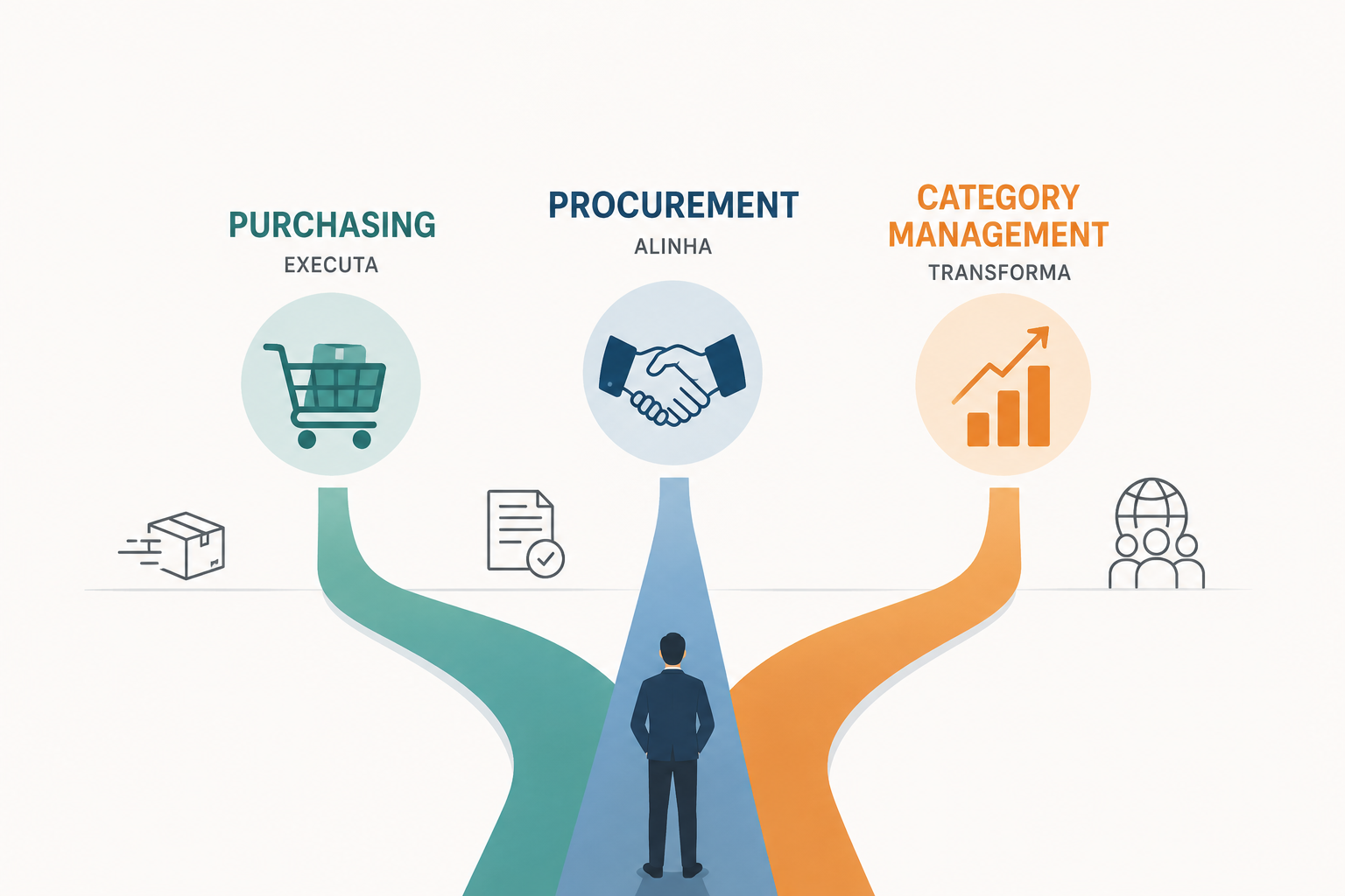 Procurement, purchasing e category management: três funções diferentes que ainda são confundidas nas empresas