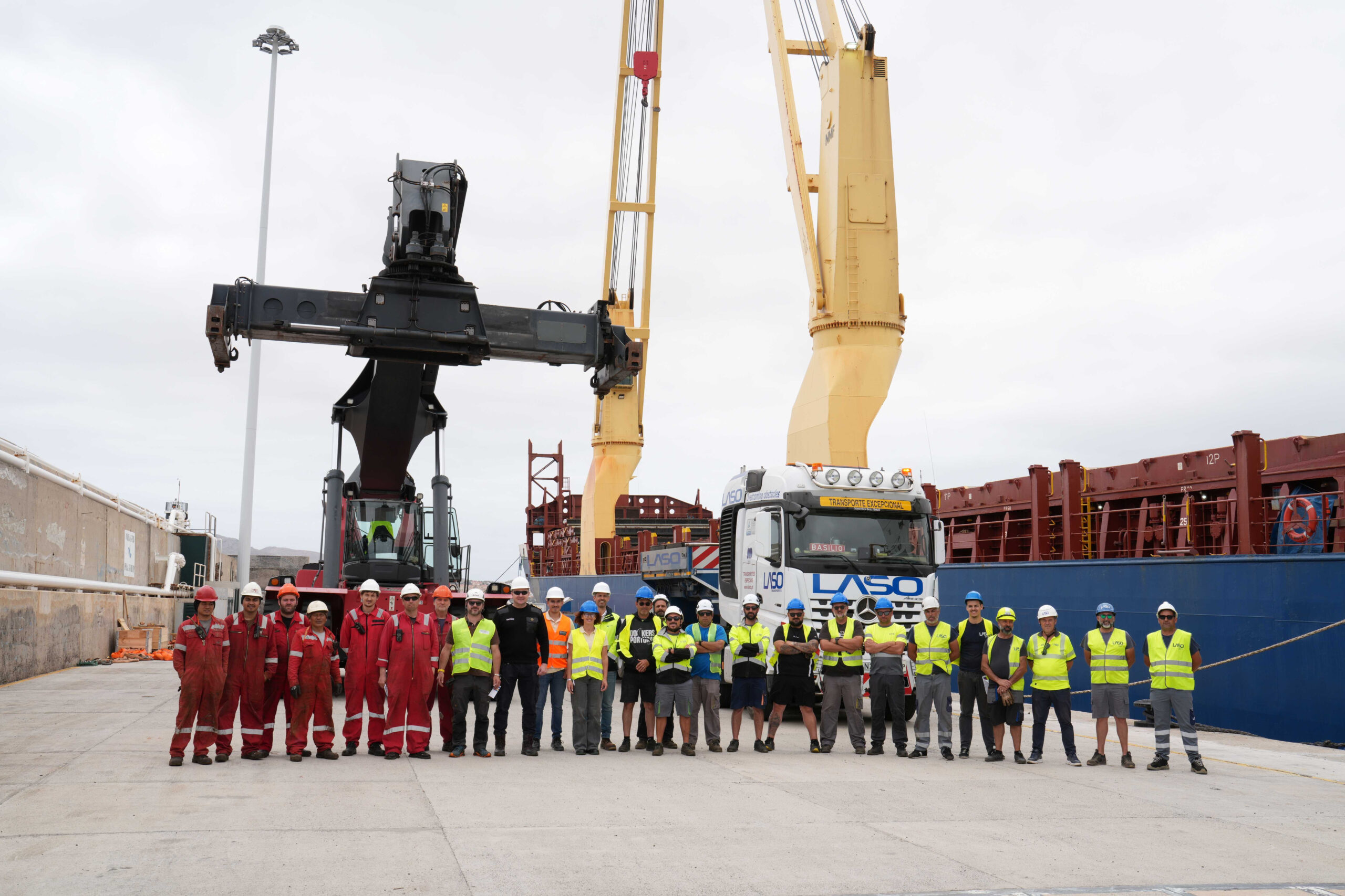 LASO Transportes assegura transporte de componentes eólicos para ilha da Madeira e de Porto Santo