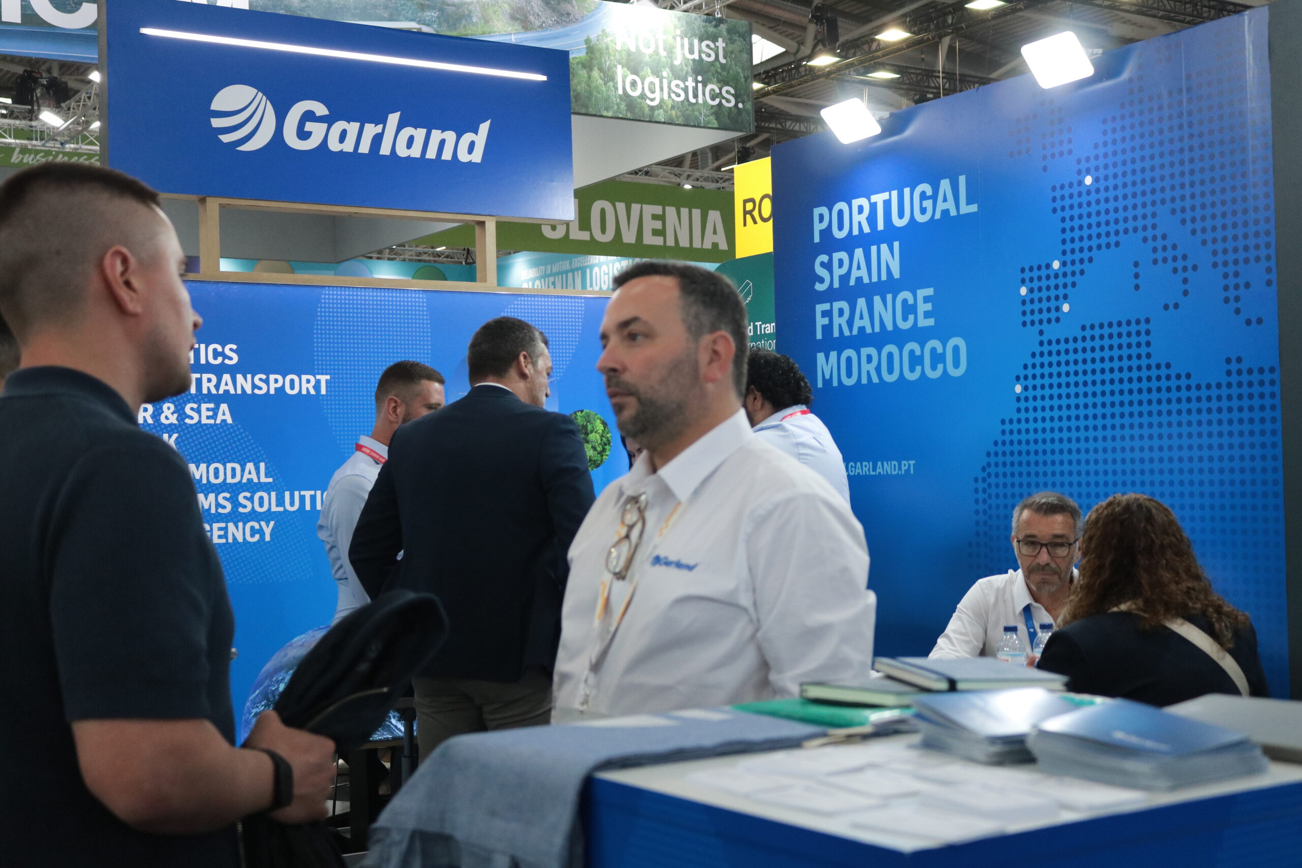 Ambiente de negócios no Portugal Pavilion - Logistics from Portugal
