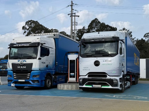 Mercedes-Benz Trucks reforça frota elétrica da TJA