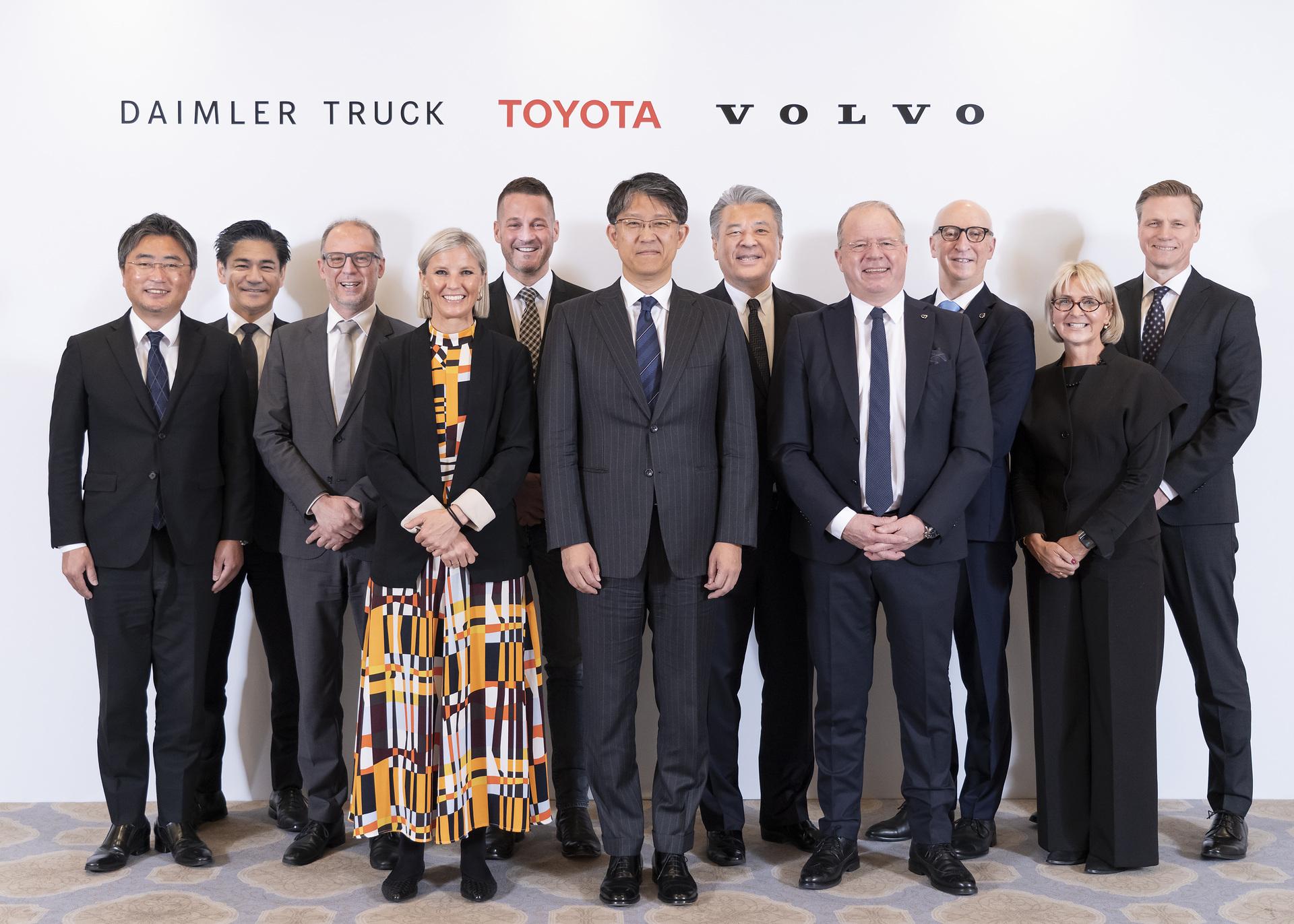 Toyota, Volvo e Daimler Truck procuram dar escala ao hidrogénio no transporte pesado