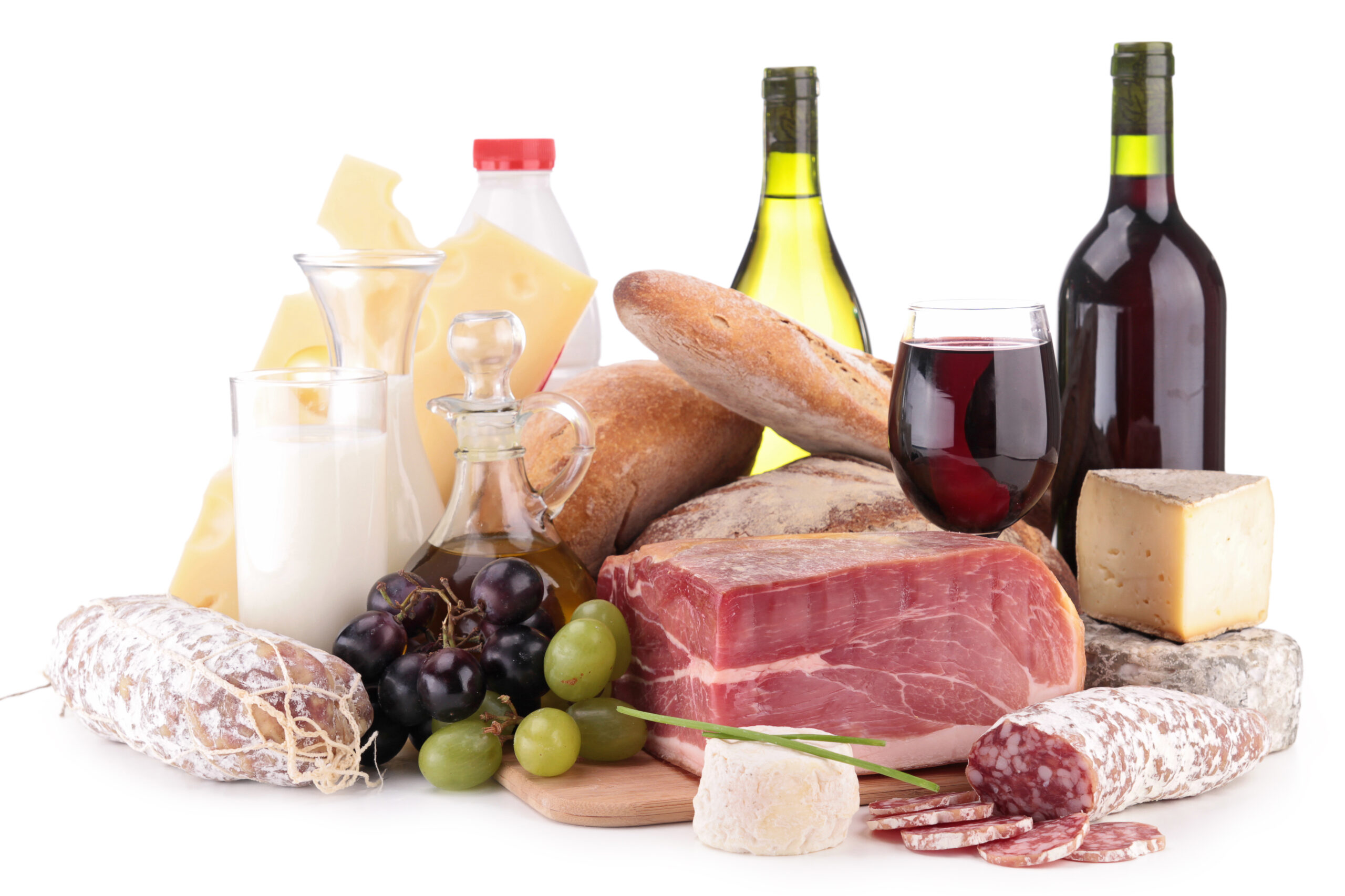 Portugal tem produção excedentária de vinho e azeite, mas depende da importação de cereais, frutos e carne de bovino