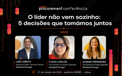 Cinco decisões, uma equipa: Randstad mostra como se constrói Procurement em conjunto