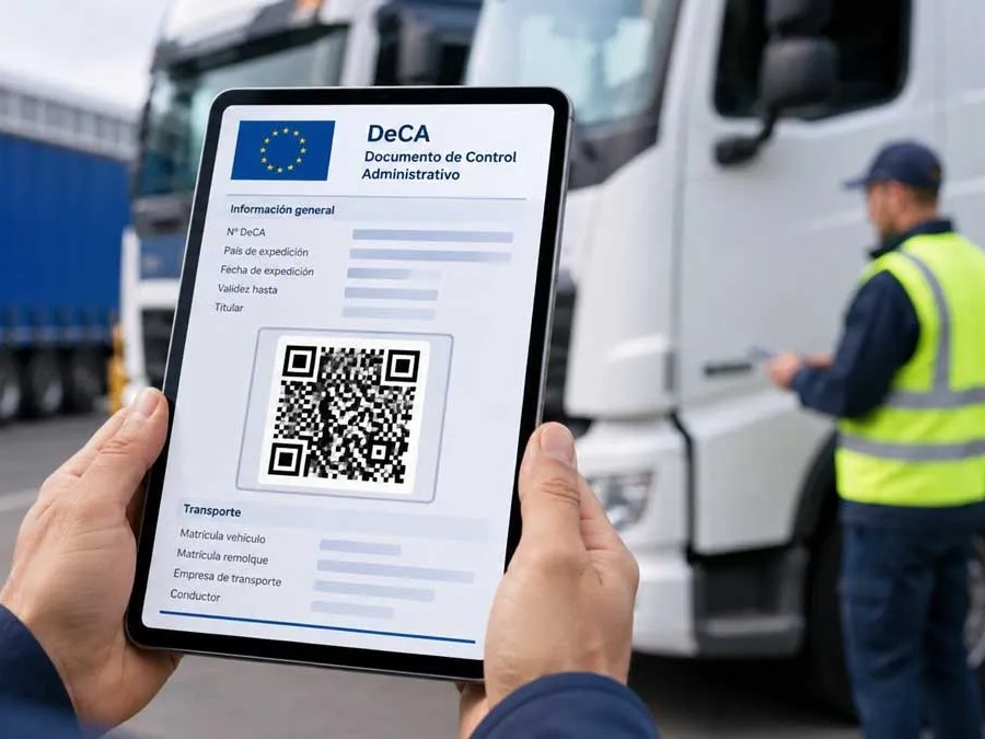 Espanha obriga a documentos digitais de transporte de mercadorias a partir de outubro